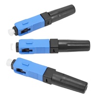 Cable de caída FTTH de alto rendimiento, conector rápido de fibra óptica, montaje de campo, SM SC, APC, SC, UPC