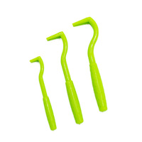 Lot de pinces anti-tiques en plastique multicolores pour animaux de compagnie – Léger et portable, accessoire de nettoyage des parasites pour animaux domestiques
