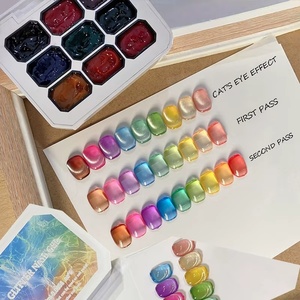 Esmalte de Uñas en Gel de Color Caramelo de Verano, 9 Colores - Gel de Fijación Fuerte, Color Transparente, Se Puede Superponer - Product Image 2
