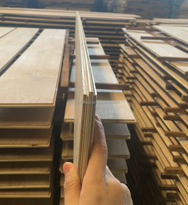 Suelo de madera dura resistente al agua de roble blanco europeo de alta calidad de superficie lisa de estilo moderno para interiores a buen precio - Product Image 6