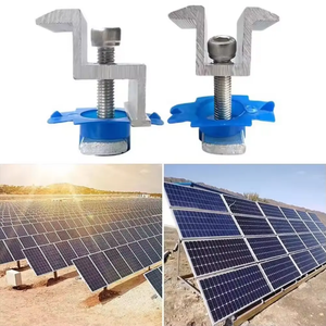 Solar Mid Mounting <b>Clamp</b> Solar Mounting End <b>Clamp</b> for <b>C</b> Rail - Product Image 3