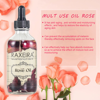 Huile Essentielle Végétalienne Pure et Naturelle Prix Usine, Huile de Rose Musquée en Gros Marque Privée, Soin de la Peau en Vrac avec Ingrédient Huile d'Olive