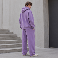 Chándal Personalizado con Sudadera con Capucha y Estampado Gráfico Multicolor, Pantalones Deportivos Holgados con Bolsillos, Ropa Deportiva Casual para Hombre