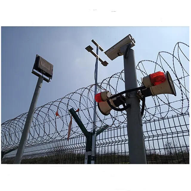 24GHz K band 600m Perimeter Intruder Detection Radar Sensor Airport Early Warning Security Alarm System