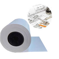 Rollo de papel Ploter de precio barato de alta calidad, Cad rollo de papel de gran formato, rollo de unión de inyección de tinta