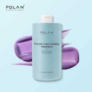 POLAN professionnel sans ammoniaque 500ml <span class=keywords><strong>violet</strong></span> verrouillage-couleur cheveux shampooing anti-jaune pas de couleur rouge - Product Image 1