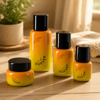Contenants pour Soins de la Peau, Huile Capillaire, Crème, Sérum, Bouteilles en Verre pour Maquillage Privé, Emballage avec Étiquette et Logo