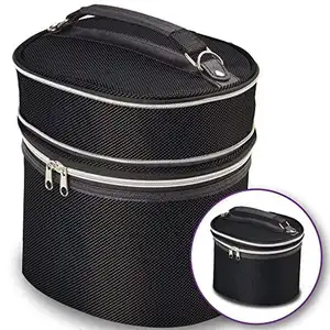 Özel peruk saklama kutusu seyahat için naylon katlanabilir yuvarlak peruk taşıma çantası çok fonksiyonlu hafif taşınabilir organizatör çanta