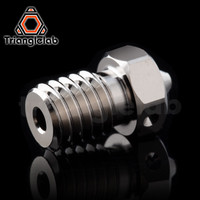 Trianglelab E-V6 buse en cuivre plaqué résistant antiadhésif haute Performance pour imprimantes 3D Hotend M6 filetage pour V6 Hotend Prusa