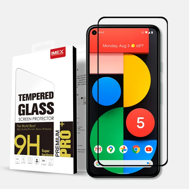 Mobile Phone Screen Protector Tempered Glass Guard For Google Pixel 5 9H glass Anti-Scratch Protective Film