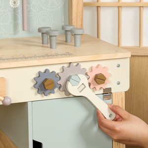 Kit de construction d'engrenages en <span class=keywords><strong>bois</strong></span> à vis imbriquées à grandes particules pour le développement de la concentration des mains de la maternelle <span class=keywords><strong>bricolage</strong></span> <span class=keywords><strong>jouet</strong></span> éducatif - Product Image 2