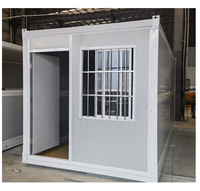 Maison préfabriquée pliable en panneaux d'acier colorés pour chantier de construction Xiamao, maison mobile pliable X-foldable, garantie de 2 ans