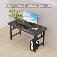 Table d'ordinateur pliante pour la maison, bureau d'étude, bureau d'écriture pour étudiant, table à manger simple, table pliante pour marché nocturne, table de massage