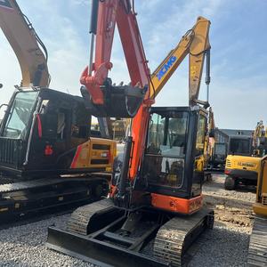 Miniexcavadora Hitachi ZX55 de Alta Calidad, de Segunda Mano, 5 Toneladas, Excavadora de Construcción, Motor Original, Caja de Cambios, Bomba de Engranajes, Núcleo - Product Image 1