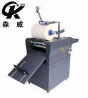Machine à plastifier semi-automatique numérique SMFM5003D à chauffage par huile avec emballage en bois, format de papier 330 mm
