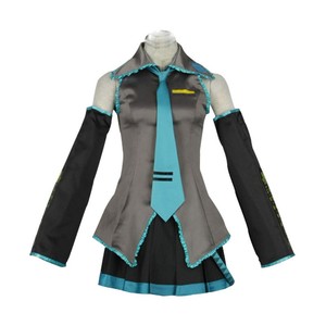 Popolare Anime giapponese Vocaloid Costume Miku <span class=keywords><strong>Halloween</strong></span> Set completo ragazze Costume Cosplay <span class=keywords><strong>per</strong></span> la festa - Product Image 4