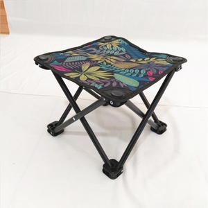 Tabouret de camping d'extérieur avec sac de rangement, tabouret pliable pour la pêche, le camping et les fêtes en plein air - Product Image 1