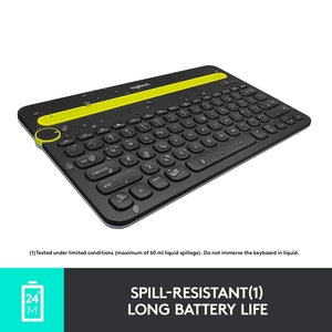 Nouveau prix bas d'usine pour le clavier à membrane sans fil <span class=keywords><strong>K480</strong></span> USB Type-C multi-appareils 3 appareils - Product Image 2
