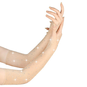 Nuevos Guantes Largos Elásticos de Malla Retro con Diseño de Red de Pescado, Estilo Sexy para Discoteca, Accesorios de Vestir Cosplay, Colección 2026 - Product Image 4
