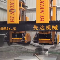Machine à découper la pierre de type pont Xianda BLMM pour granit, puissance 18,5 kW, épaisseur de coupe maximale 450 mm, moteur contrôlé par CNC
