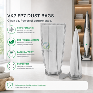 En stock, livraison rapide, SuzhouYJ, nouveaux matériaux de haute qualité, sacs pour aspirateur en fibre, Vorwerks KoboldS FP7 VK7 - Product Image 5