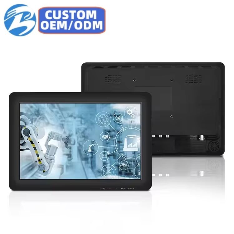 Bolinia 12.1 Inch HD TFT Industrial LCD Monitor VGA AV BNC USB Remote Speaker 1280*800 OEM ODM for Desktop for Gaming