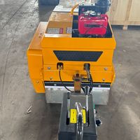 Mini-compacteur routier essence/diesel pour revêtement en asphalte