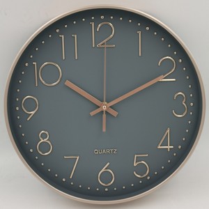 Reloj de pared de tiempo infinito al por mayor de lujo moderno al por mayor OEM de fábrica 12 pulgadas para colgar <span class=keywords><strong>en</strong></span> la pared reloj analógico de una sola cara - Product Image 2