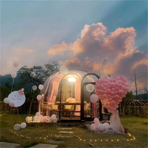 Design moderno Full House all'aperto in policarbonato tenda cupola trasparente bolla casa <span class=keywords><strong>per</strong></span> <span class=keywords><strong>Glamping</strong></span> a caldo o uso alberghiero - Product Image 1