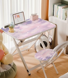 <span class=keywords><strong>Mesa</strong></span> Plegable Portátil Económica de MDF para Estudiantes con <span class=keywords><strong>Mesa</strong></span> de <span class=keywords><strong>Estudio</strong></span> Pequeña y Económica para Niños, Juego de <span class=keywords><strong>Mesa</strong></span> y Silla Plegable Portátil - Product Image 2