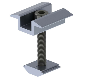 Pince de <span class=keywords><strong>fixation</strong></span> intermédiaire pour <span class=keywords><strong>panneau</strong></span> solaire en aluminium 30-40 mm pour support de <span class=keywords><strong>fixation</strong></span> de module photovoltaïque, accessoires de rail PV - Product Image 2