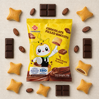 Biscuits sandwich au chocolat sur mesure, biscuits fourrés au chocolat, marque privée, vente en gros