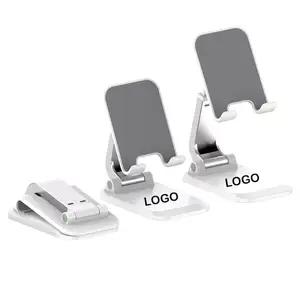 Custom Logo Mobile Phone Accessories Adjustable Portable Phone Holder Stand Plastic Mobile Phone Holders For Desk
