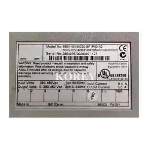 ตัวแปลงความถี่ คอนเวอร์เตอร์ที่ดีที่สุด 650V/022/400/F/00/DISPR/UK/RS0/0 - Product Image 6