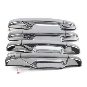 Chrome <b>Door</b> <b>Handles</b> 4P For 2007-2014 Cadillac Escalade Chevrolet Metal <b>Replacement</b> Parts - Product Image 1