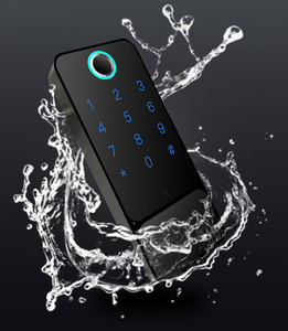 Hot <span class=keywords><strong>New</strong></span> <span class=keywords><strong>wifi</strong></span> thông minh Ổ Khóa điện tử Keyless vân tay & mật khẩu khóa cửa gỗ & thép cổng với thẻ nhớ lưu trữ dữ liệu - Product Image 4