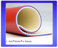 Suelo Deportivo Interior Multifuncional de PVC de Alta Calidad TG, 4.6 mm de Grosor, Antideslizante, Absorción de Impactos, Ecológico, Antibacteriano, Fácil de Instalar