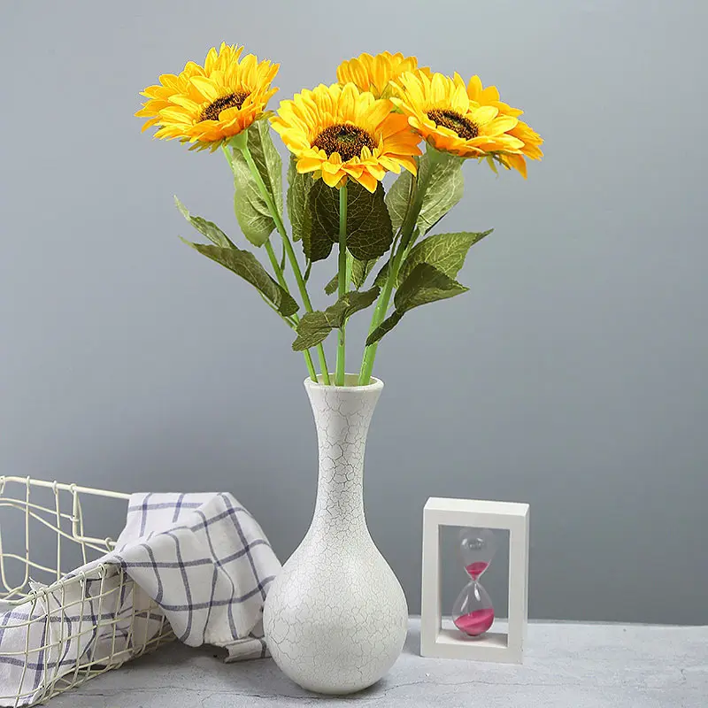 Künstliche Sonnenblume Hochwertige Seiden blume Home Decoration Esstisch Place Flower Handmade Flower