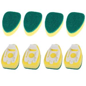 Repuestos de Esponja para <span class=keywords><strong>Fregadero</strong></span>, Cabezales de Repuesto para Cepillo de Limpieza de Cocina, Almohadillas para Fregar Platos, Ollas y Fregaderos - Product Image 2