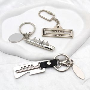 Wholesale <b>Custom</b> 3D Tourism Vintage Fashionable Pendant Decoration Alloy Bottle Openers Personalized Gift <b>Keychains</b> - Product Image 1