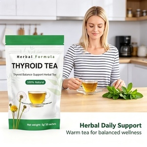 Té Herbal para el Equilibrio Hormonal Femenino, Bolsitas de Té de Rosa, Crisantemo, Diente de León y Poria, Mezcla Natural para el Bienestar y Apoyo de la Tiroides, Té Desintoxicante Natural - Product Image 2