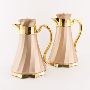 กระติกน้ำร้อนเก็บอุณหภูมิแบบหรูหรา สไตล์ดัลลาห์ สีทอง ขนาด 700 มล. 1000 มล. ยี่ห้อเมย์ฟลาวเวอร์ สำหรับโรงแรมและร้านอาหาร - Product Image 1