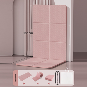 Tapis de yoga portable pliable antidérapant en TPE épaissi <span class=keywords><strong>pour</strong></span> usage domestique, 183 cm, 0,6 cm d'épaisseur, personnalisable <span class=keywords><strong>pour</strong></span> la remise en forme des débutants - Product Image 4