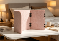 Panneau Acoustique de Confidentialité en Feutre à Fixation sur Bureau, Cloison de Bureau à Trois Côtés, 100% Fibre de Polyester, Fabrication OEM