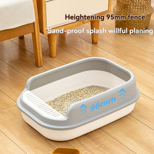 Caja automática de arena para gatos semicerrada gruesa desmontable nueva al por mayor con cubierta de gran espacio y cuchara para gatos - Product Image 5
