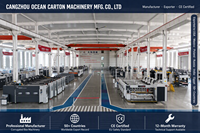 Máquina Automática de Alta Velocidad para Fabricación de Cajas de Cartón Corrugado con Impresión Flexográfica, Ranurado, Troquelado, Plegado y Encolado