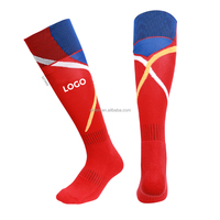 Akilex Chaussettes de sport personnalisées pour hommes et femmes Chaussettes tricotées à motif 3D pour basket-ball et football avec logo personnalisé sur la manchette