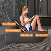 Canapé sectionnel modulaire, fauteuil de canapé sans accoudoirs avec coussin à dossier amovible, canapé sectionnel pour le salon et l'appartement