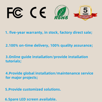 Écran LED à installation murale fixe, intérieur/extérieur, P1.25 P1.53 P1.86 P2 P2.5 P3 P4, mur vidéo LED 4K HD 7680Hz