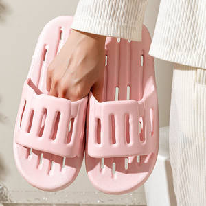 Sandalias de Salón de Secado Rápido, Sandalias EVA con Orificios de Drenaje, Zapatos de Ducha Antideslizantes para Sauna, Accesorios para Baño de Vapor - Product Image 1